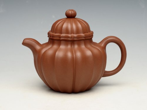 冯文娟紫砂壶 菱花掇球 