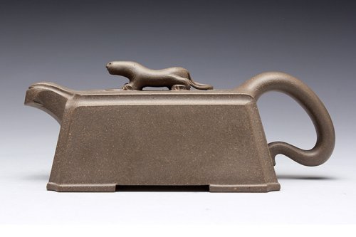 陈夕良紫砂壶 金钱豹方 