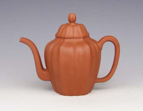 刘晨紫砂壶 菱花壶 