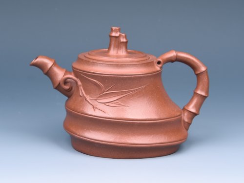 张丽妹紫砂壶 斜竹（顺竹） 