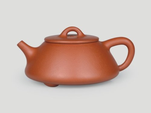 吴建军紫砂壶 朱泥石瓢 