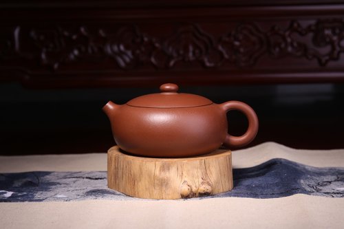 夏瑞娟紫砂壶 扁西施 