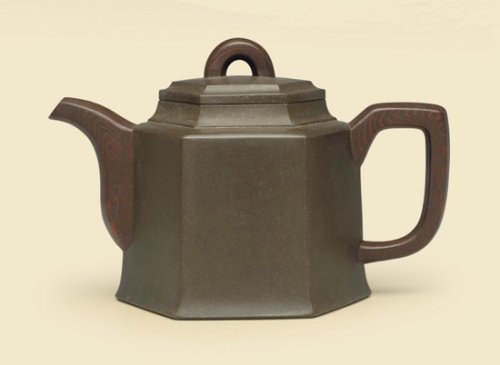 周国新紫砂壶 木然钟情 