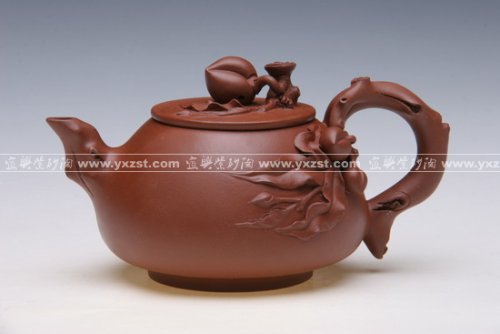 储彩琴紫砂壶 石桃 
