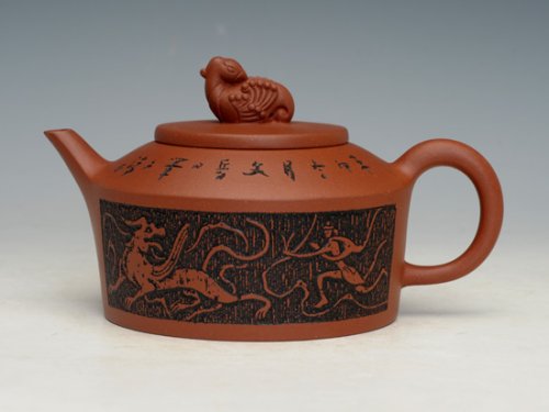 吴国芬紫砂壶 神鹰 