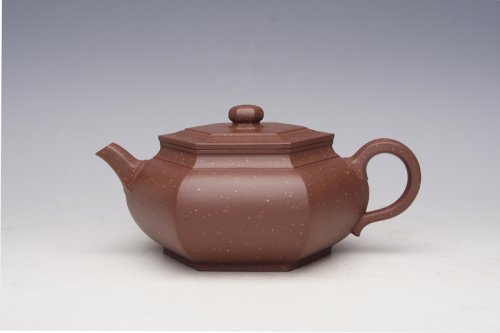 华健紫砂壶 大彬六方 