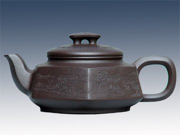 吴小军紫砂壶 桥鼎方圆 