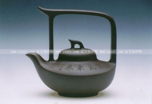 强德俊紫砂壶 一帆风顺壶 