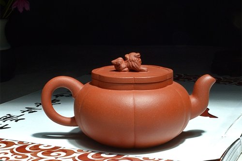 倪建芸紫砂壶 狮球 