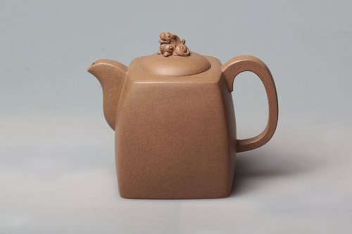 周强紫砂壶 四方祥瑞 