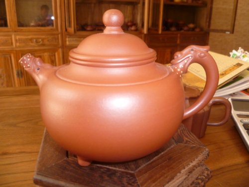 陈礼兴紫砂壶 天龙顶珠 