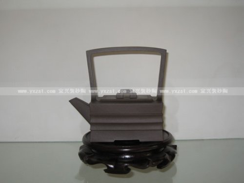 高爱春紫砂壶 玉带提梁1 