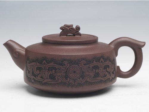 陈健紫砂壶 玉龙 