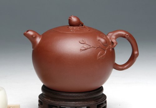 李利紫砂壶 子孙满堂 