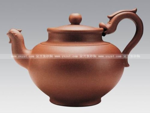 陆红炜紫砂壶 龙飞凤舞壶 