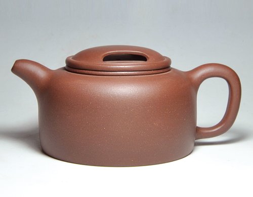 席志紫砂壶 牛盖莲子 