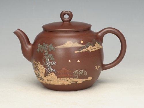 邵文紫砂壶 圆心 