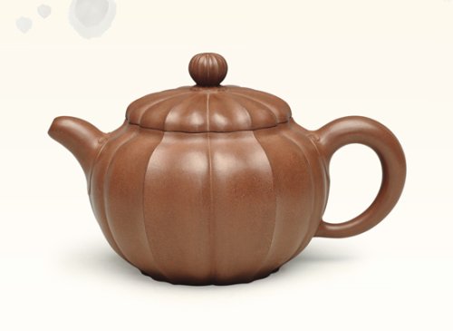 周国新紫砂壶 菱花如意 