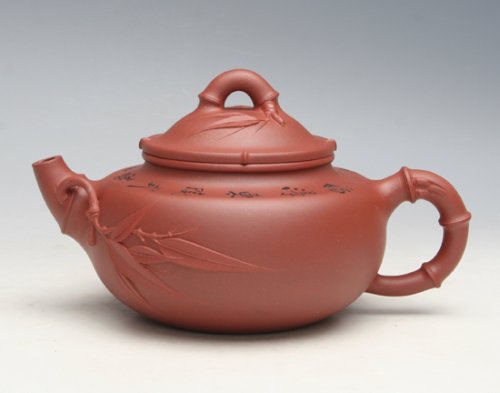 尹红英紫砂壶 竹韵 