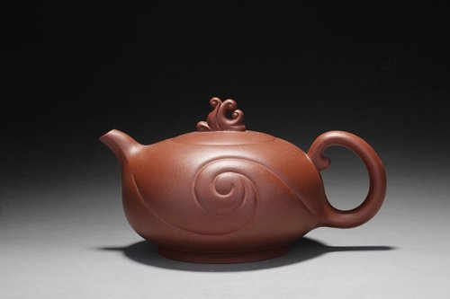 潘文娇紫砂壶 大浪淘砂 