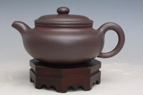 魏兰花紫砂壶 大仿古 