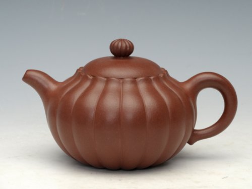 邹健紫砂壶 菊花瓣 