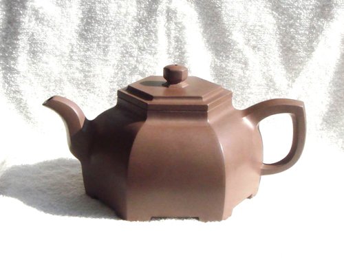 卢伟强紫砂壶 六方秋意 