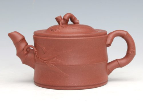 冯文娟紫砂壶 竹段 清水泥 