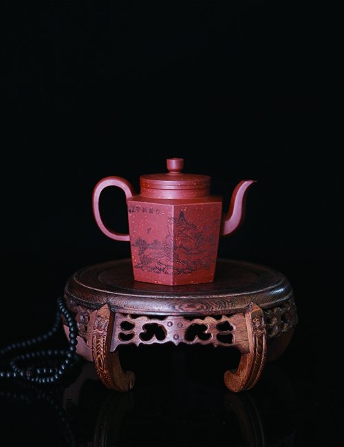 汤杰紫砂壶 大彬六方 