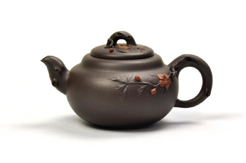 胡洪明紫砂壶 满园春色 