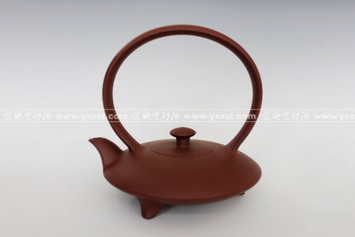 赵丽娟紫砂壶 合欢提梁 