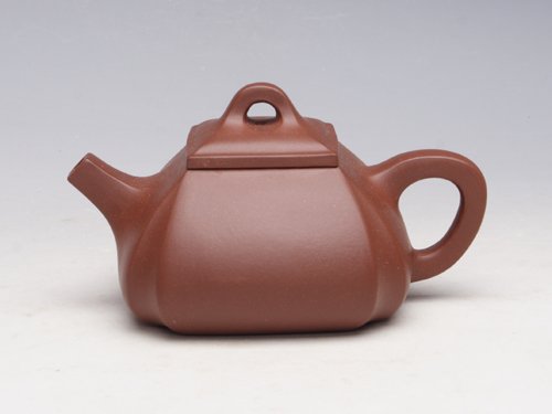高燕紫砂壶 四方抽角 