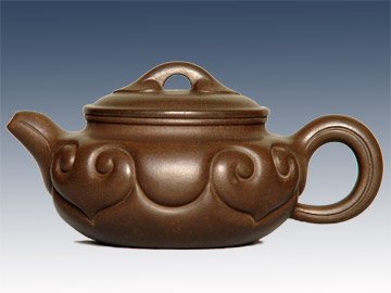 程彩华紫砂壶 如意仿古 