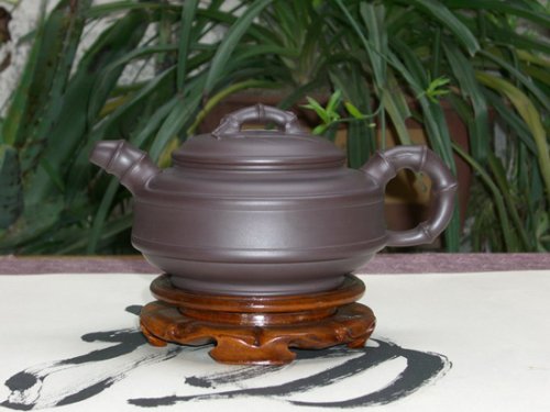 陈珍华紫砂壶 双线竹鼓 