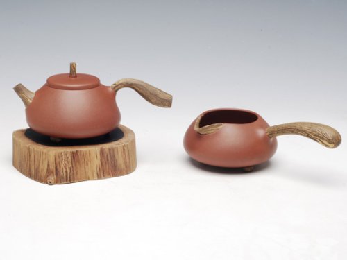 陈健紫砂壶 相濡以沫 