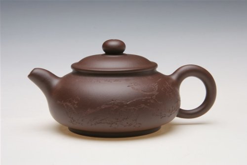 厉上清紫砂壶 国家级工艺师方幼琴制全手工《福潘》厉上清刻画 