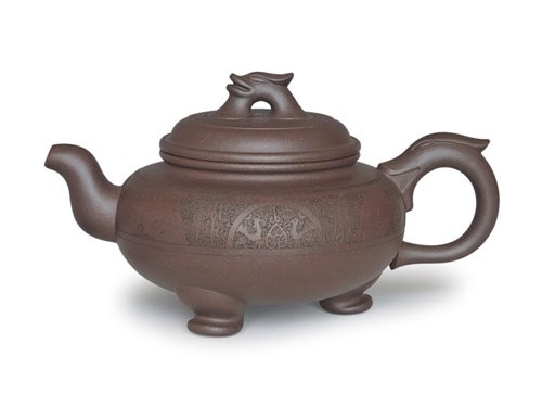 周奇鸣紫砂壶 永禄壶  泥料：紫... 