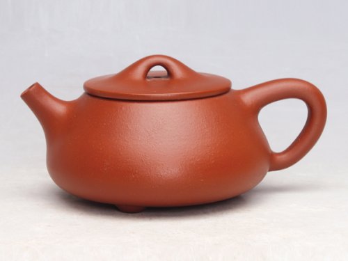 洪美华紫砂壶 满 瓢（红泥） 