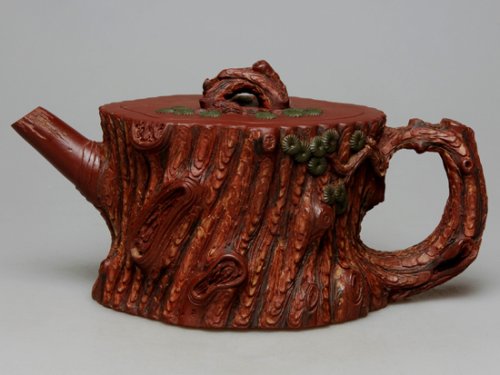 郑永平紫砂壶 大黑松  360cc 