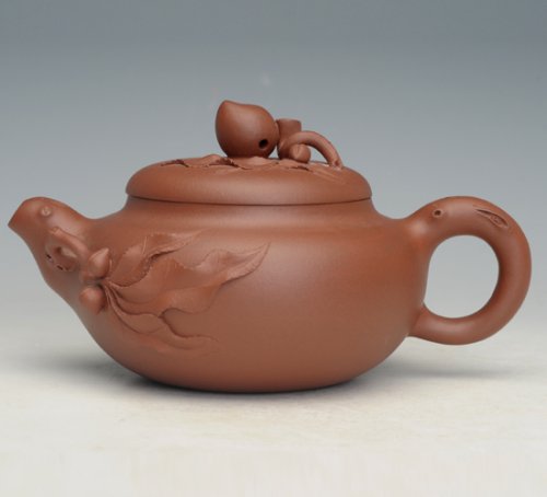 单芳娣紫砂壶 寿星 