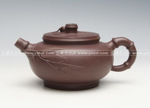 吴春海紫砂壶 竹报平安 