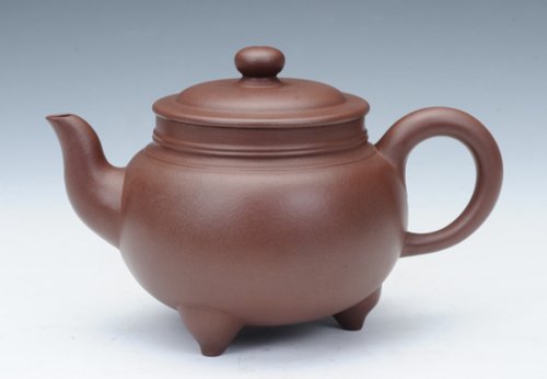 王建兰紫砂壶 三足鼎壶 