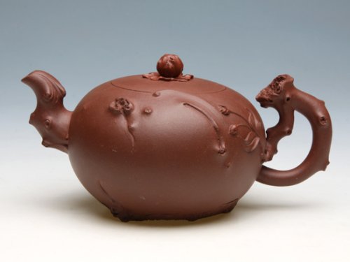 胡仁杰紫砂壶 国色天香 