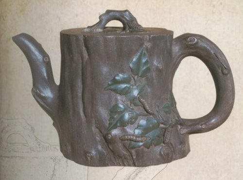 史银之紫砂壶 蚕宝 