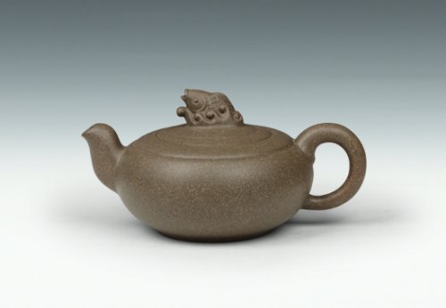 冯建强紫砂壶 鱼跃 