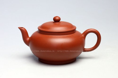 沈寅华紫砂壶 扁福 