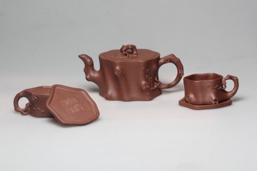 潘胜军紫砂壶 梅桩 