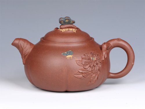 曾红清紫砂壶 - 蝶恋花 - 