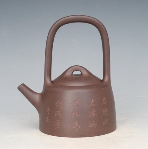 陈云紫砂壶 井栏提梁 