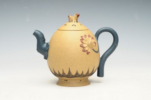 王丽勤紫砂壶 荷花 